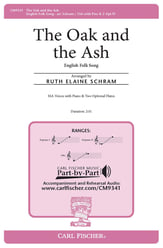 The Oak and the Ash SSA choral sheet music cover